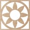 Ekena Millwork Blume Wood Fretwork Pierced Ceiling Medallion, Alder, 24"OD x 8 3/8"ID x 1/4"T CMWP24X24X0250BLAL - alternate 4